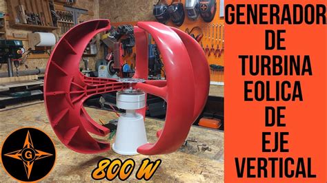 Generador De Turbina Eolica Con Eje Vertical Energia Sostenible