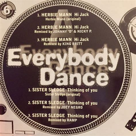 Herbie Mann Sister Sledge Everybody Dance Sampler Onkai Master