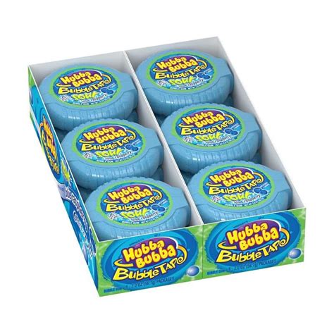 Hubba Bubba Blue Raspberry Bubble Tape 12ct Nimbus Imports