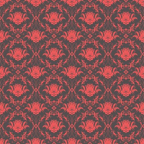 Free Vector Vector Damask Seamless Pattern Background Classical