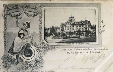 Gruss vom Eidg Schützenfest 1904 in St Gallen Kaufen auf Ricardo