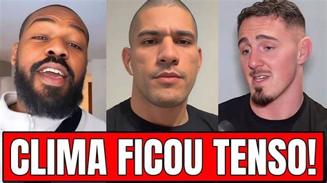 JON JONES DESAFIA ALEX POATAN E BRASILEIRO RESPONDE SOBRE LUTA NO PESO