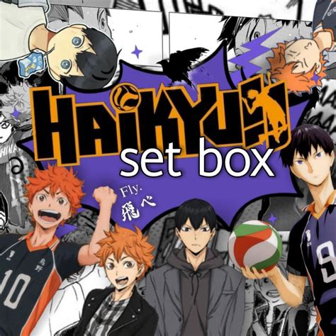 Anime Haikyuu Haikyu Gift Box Fan Box Set Box Hinata Kageyama