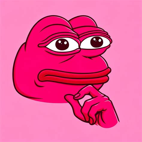 Pink Pepe Blank Template Imgflip