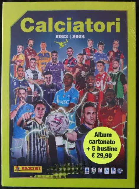 PANINI CALCIATORI 2023 2024 Album Di Figurine Cartonato 5 Bustine