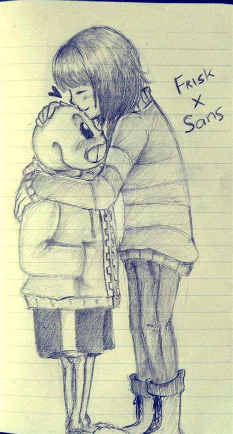 Kiss The Smol Skele [adult Frisk X Sans] By Narcyzus On Deviantart