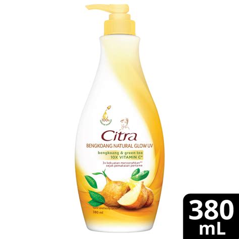 Promo Citra Bengkoang Natural Glow Uv Hand And Body Lotion 380 Ml