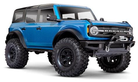 Traxxas 92076 4 Trx4 2021 Ford Bronco Rock Crawler Velocity Blue Edition Mas Hobbies