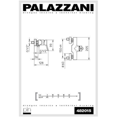 MITIGEUR DOUCHE PALAZZANI PIN