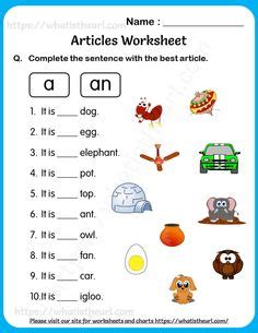 Complete Com A Ou An Em Inglês Exercícios - 66 ideias de A/An | exercícios de inglês, aulas de inglês, atividades ...