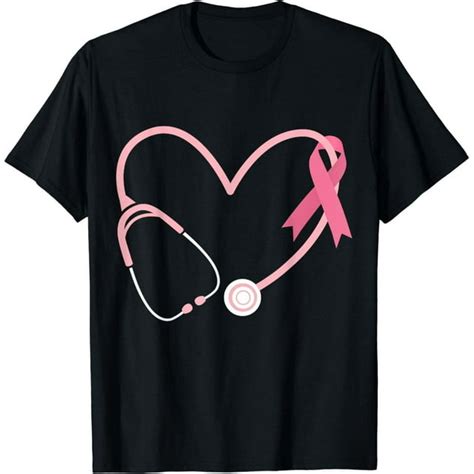 Support Breast Cancer Awareness With This Cute Pink Ribbon Heart T