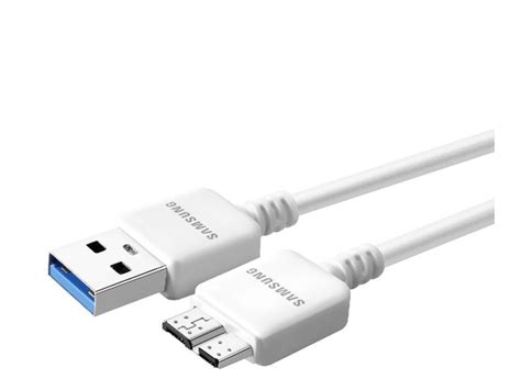 Samsung Data Cable For Galaxy S5 And Note 3 N9000 Non Retail Packaging White 3 Pack