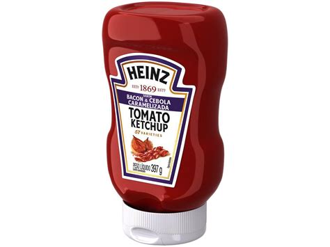 Ketchup Bacon Cebola Caramelizada Heinz G Ketchup Magazine Luiza