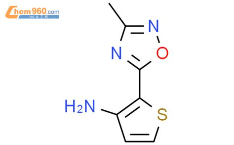 1040011 34 4 2 3 Methyl 1 2 4 oxadiazol 5 yl thiophen 3 amineCAS号