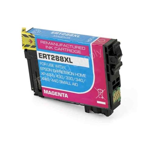 High Yield Magenta Ink Cartridge With Chip Showing Ink Level Compatible