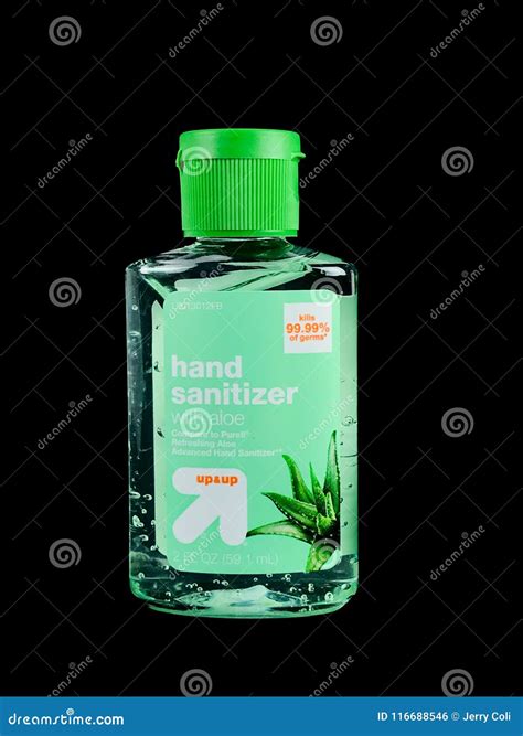 Travel size Hand Sanitizer editorial photo. Image of black - 116688546