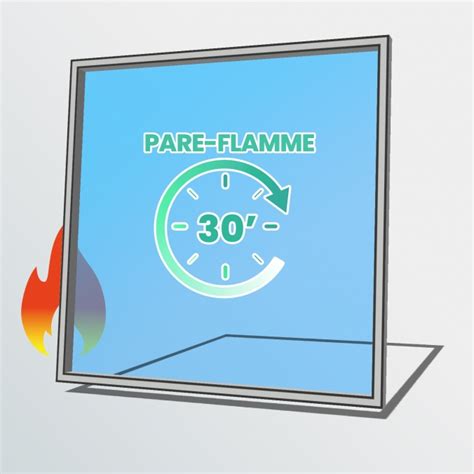 Ch Ssis M Tallique Sur Mesure Pare Flamme Minutes Vertical Sur Mesure