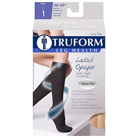 Medias De Compresi N Truform Para Mujer Mmhg Hasta La