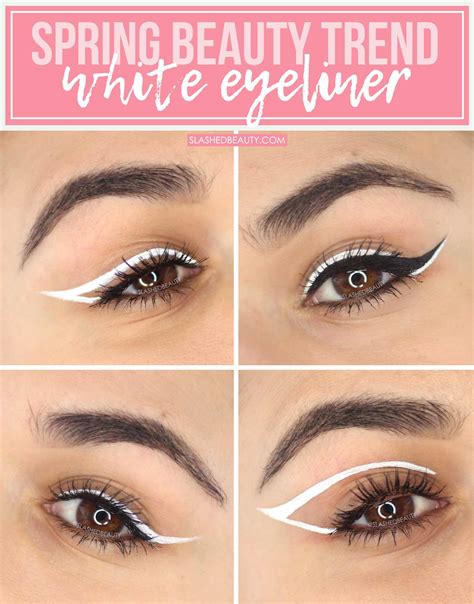 How to Wear White Eyeliner Looks for Spring | Slashed Beauty