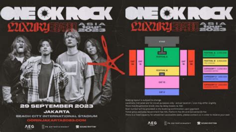 Mulai Dari Rp Juta Intip Detail Harga Tiket Konser One Ok Rock Di