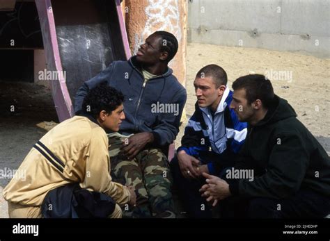 La Haine Year 1995 France Director Mathieu Kassovitz Vincent Cassel Said Taghmaoui Hubert