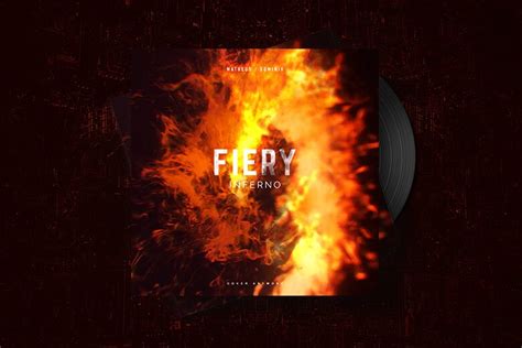 Fiery Inferno Album Cover Art - Photoshop PSD