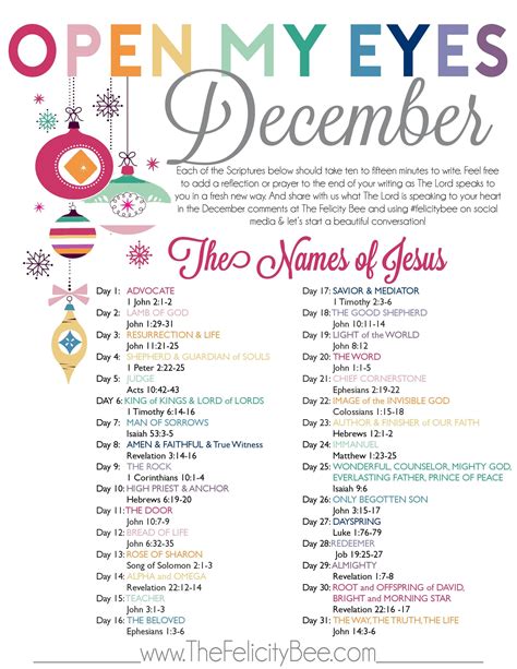 To Download Your December Scripture Writing Plan Click Here