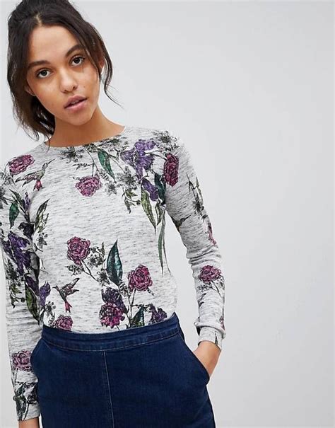 Oasis Floral Knitted Jumper Latest Outfits Clothes Sweater Fashion