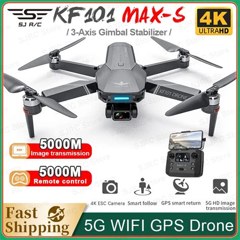 Sjrc Kf Max S Fpv Drone K Profesional Axis Gimbal Obstacle