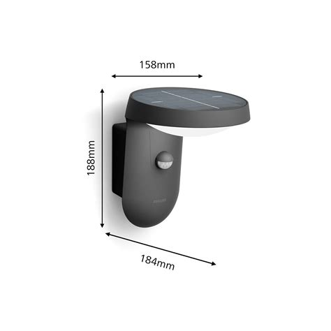 Philips Tyla Solarwandlampe Ip Sensor W Lm Lampenwelt De