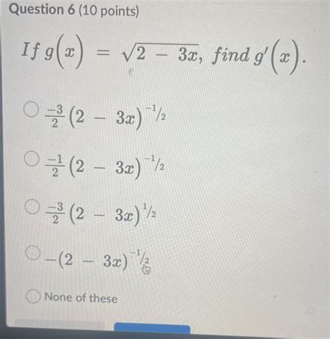 Solved Question 6 10 Points Chegg