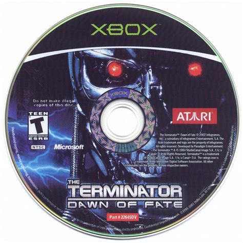 The Terminator Dawn Of Fate Cover Or Packaging Material Mobygames