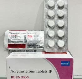 Norethisterone Tablets IP 5 mg - Blutris Healthcare