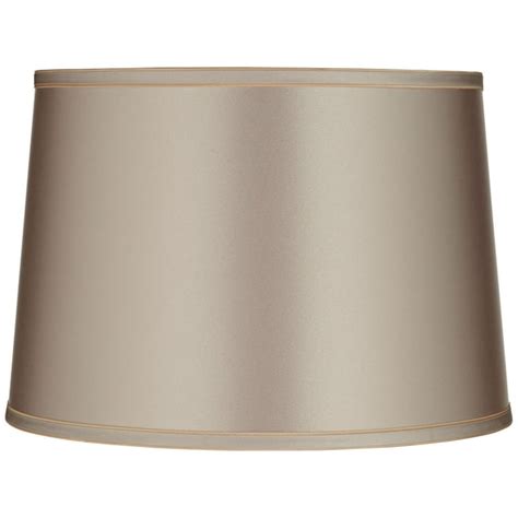 Springcrest Sydnee 14 Top X 16 Bottom X 11 High X 11 Slant Lamp Shade Replacement Taupe