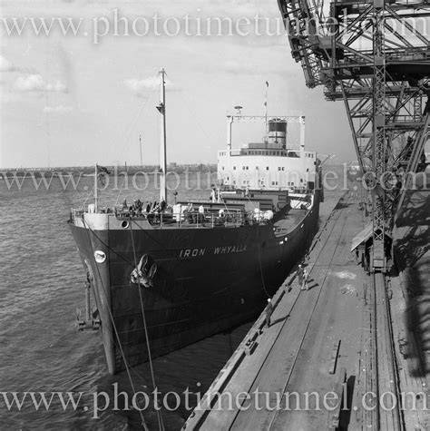 Ship Iron Whyalla At Bhp Steelworks Newcastle Nsw 1959 2 Photo