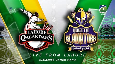 Hbl Psl V Match Lahore Qalandars Vs Quetta Gladiators Full