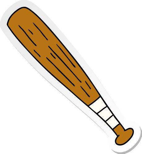 Color Baseball Bat To Play Icon Royalty Free Vector Image