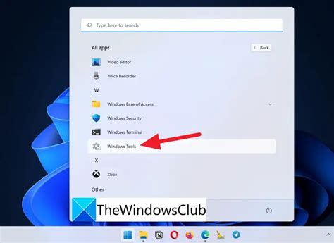 Windows 11 Windows Tools