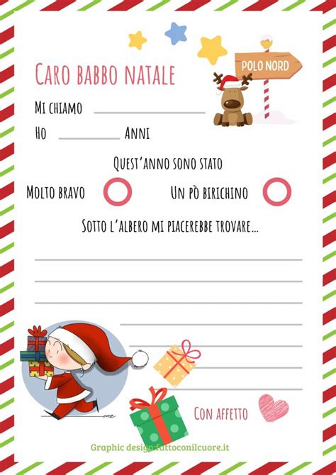 La Magia Del Natale Letterina A Babbo Natale Fattoconilcuore