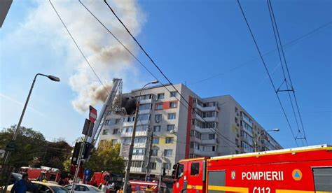 Explozie Urmat De Incendiu Ntr Un Apartament De Pe Calea Grivi Ei N