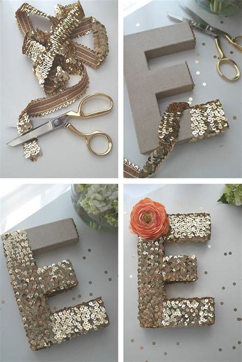 Learn How To Make An Easy Sequin Monogram Letter Artofit