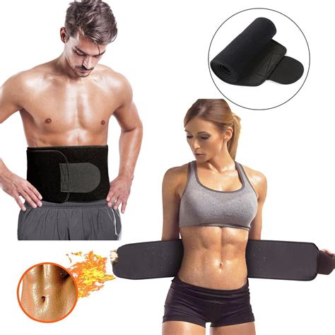 Waist Trimmer Ab Belt Slimming Belly Wrap Fat Burner Mid Shopee Philippines