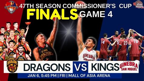 Pba Finals Game 4 Jan 6 2023 Brgy Ginebra Kings Vs Bay Area Dragons