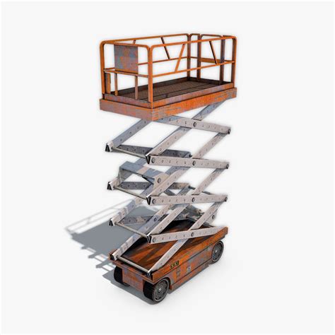 3d Scissor Lift Model