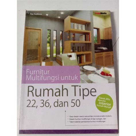 Jual Buku Interior Furnitur Multifungsi Untuk Rumah Tipe Dan