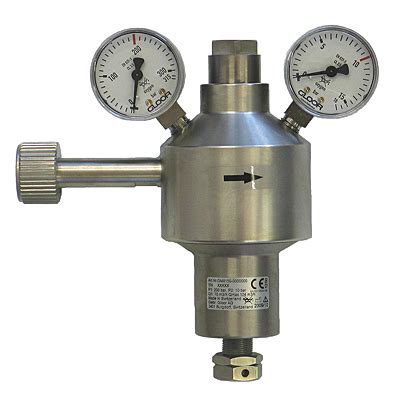 Central Pressure Regulators For High Flow Rates TOTALIZING FLUID