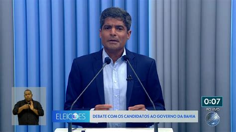 Debate Tv Bahia Acm Neto é Provocado Sobre Ser Pardo E Ganha Direito