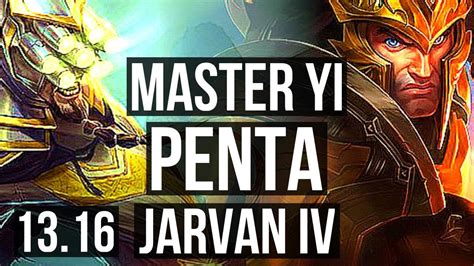 Master Yi Vs Jarvan Iv Jng Penta Legendary Rank Yi