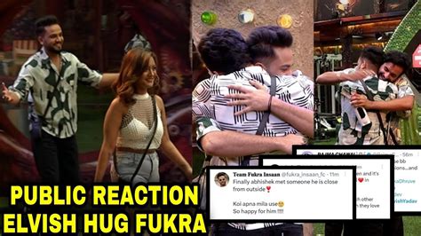 Public Reaction On Elvish Yadav Fukra Insaan Meet Up Fukra Insaan Hug