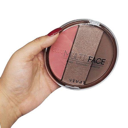 Paleta Multi Face Blush Iluminador Contorno Vivai Box C